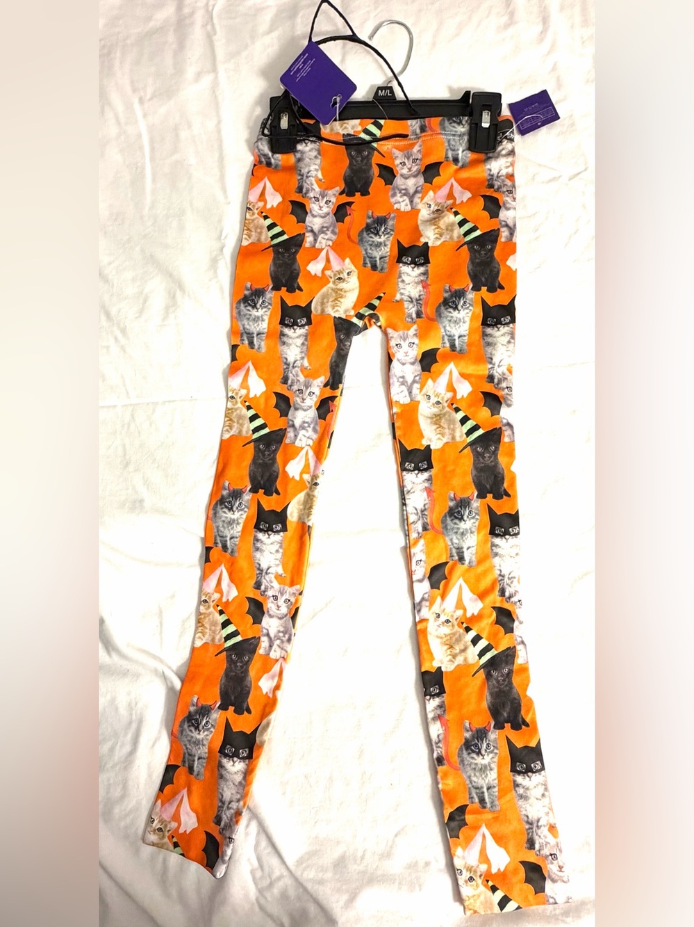 orange leggings size M/L
